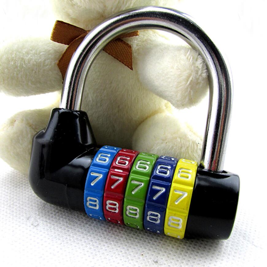 20pcs Zinc Alloy 5 Dial Digit Combination Padlock Travel Number Code Password Lock Safety Cabinet Locker - Image 3
