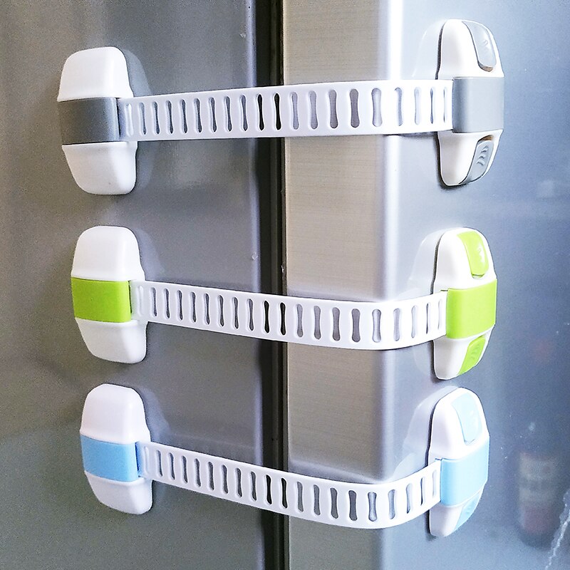 DHL 100pcs Child Safety Cabinet Lock Baby Security Drawer Latches for Refrigerators